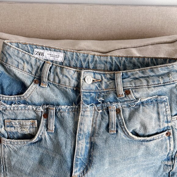 95% new ZARA jeans, size 2 - Picture 5 of 7
